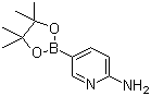 2-氨基吡啶-5-硼酸频哪醇酯分子结构 (CAS 827614-64-2)