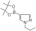 1-Propyl-1H-pyrazole-4-boronic acid pinacol ester molecular structure (CAS 827614-69-7)