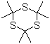 structure of CAS# 828-26-2, 2,2,4,4,6,6-Hexamethyl-S-trithiane;Trithioacetone