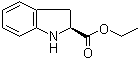 结构式 CAS# 82923-81-7, (S)-吲哚啉-2-羧酸乙酯