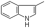 structure of CAS# 83-34-1, 3-Methylindole;3-Methyl-1H-indole; Skatole