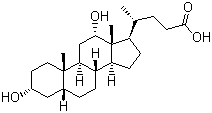 Deoxycholic acid molecular structure (CAS 83-44-3)
