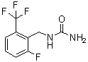 结构式 CAS# 830346-46-8, N-[2-氟-6-(三氟甲基)苄基]脲