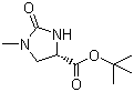 结构式 CAS# 83056-79-5, (4S)-1-甲基-2-氧代咪唑啉-4-甲酸叔丁酯