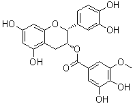 Epicatechin 3-O-(3-O-methyl)gallate molecular structure (CAS 83104-86-3)