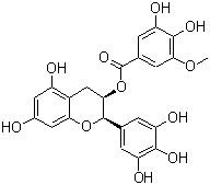 Epigallocatechin 3-O-(3-O-methyl)gallate molecular structure (CAS 83104-87-4)