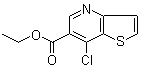 Ethyl 7-chlorothieno[3,2-b]pyridine-6-carboxylate molecular structure (CAS 83179-01-5)