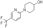 1-[5-(Trifluoromethyl)pyridin-2-yl]piperidin-4-ol molecular structure (CAS 832715-03-4)