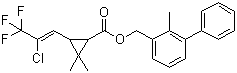 Bifenthrin molecular structure (CAS 83322-02-5)