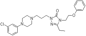 Nefazodone molecular structure (CAS 83366-66-9)