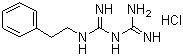 structure of CAS# 834-28-6, Phenformin hydrochloride;1-Phenethylbiguanide hydrochloride