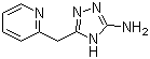 5-(Pyridin-2-ylmethyl)-4H-1,2,4-triazol-3-amine molecular structure (CAS 83417-24-7)