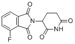 2-(2,6-Dioxopiperidin-3-yl)-4-fluoro-2,3-dihydro-1H-isoindole-1,3-dione molecular structure (CAS 835616-60-9)