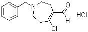5-Chloro-2,3,6,7-tetrahydro-1-(phenylmethyl)-1H-azepine-4-carboxaldehyde hydrochloride molecular structure (CAS 83621-34-5)