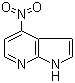 structure of CAS# 83683-82-3, 4-Nitro-7-azaindole;4-Niro-1H-pyrrolo[2,3-b]pyridine