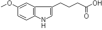 structure of CAS# 83696-90-6, 5-Methoxyindole-3-butyric acid