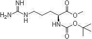 structure of CAS# 83731-79-7, N2-[(1,1-Dimethylethoxy)carbonyl]-L-arginine methyl ester