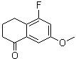 5-Fluoro-3,4-dihydro-7-methoxy-1(2H)-naphthalenone molecular structure (CAS 837373-16-7)