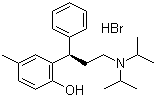 Tolterodine hydrobromide molecular structure (CAS 837376-36-0)
