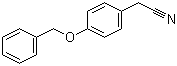 4-苄氧基苯基乙腈分子结构 (CAS 838-96-0)