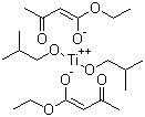 Diisobutoxy-bisethylacetoacetatotitanate molecular structure (CAS 83877-91-2)