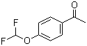 结构式 CAS# 83882-67-1, 1-[4-(二氟甲氧基)苯基]乙酮