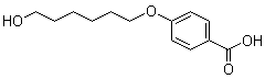 结构式 CAS# 83883-25-4, 4-(6-羟基己氧基)苯甲酸