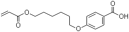 4-(6-Acryloxyhexyl-1-oxy)benzoic acid molecular structure (CAS 83883-26-5)