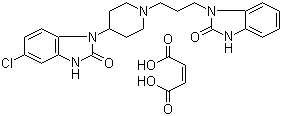 Domperidone maleate molecular structure (CAS 83898-65-1)