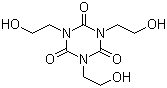 structure of CAS# 839-90-7, 1,3,5-Tris(2-hydroxyethyl)cyanuric acid;1,3,5-Tris(2-hydroxyethyl)-1,3,5-triazinane-2,4,6-trione