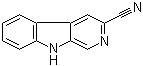 结构式 CAS# 83911-48-2, 9H-吡啶并[3,4-b]吲哚-3-甲腈
