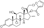 结构式 CAS# 83919-23-7, 糠酸莫美他松; 莫美他松糠酸酯