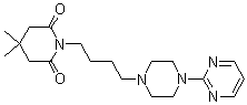 Gepirone molecular structure (CAS 83928-76-1)