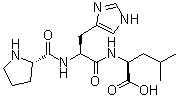 L-Prolyl-L-histidyl-L-leucine molecular structure (CAS 83960-32-1)