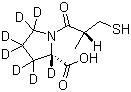 Captopril-D7 molecular structure (CAS 83993-06-0)