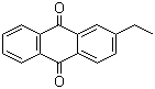 structure of CAS# 84-51-5, 2-Ethyl anthraquinone;2-Ethylanthraquinone; 2-Ethyl-9,10-anthracenedione