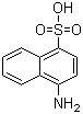structure of CAS# 84-86-6, Naphthionic acid;4-Amino-1-naphthalenesulfonic acid; 1-Naphthylamine-4-sulfonic acid