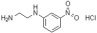N-(3-Nitrophenyl)-1,2-ethanediamine monohydrochloride molecular structure (CAS 84035-89-2)