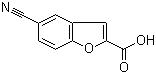 结构式 CAS# 84102-75-0, 5-氰基-2-苯并[b]呋喃甲酸