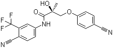 Ostarine分子结构 (CAS 841205-47-8)
