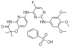 R 406 molecular structure (CAS 841290-81-1)
