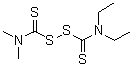 N,N-二乙基-N',N'-二甲基硫代过氧二碳酸二酰胺分子结构 (CAS 84145-11-9)