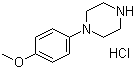 1-(4-Methoxyphenyl)piperazine hydrochloride molecular structure (CAS 84145-43-7)