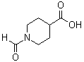 1-Formyl-4-piperidinecarboxylic acid molecular structure (CAS 84163-42-8)