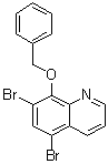 8-Benzyloxy-5,7-dibromoquinoline molecular structure (CAS 84165-50-4)