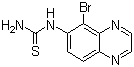 structure of CAS# 842138-74-3, 5-Bromoquinazolin-6-ylthiourea;N-(5-Bromoquinoxalin-6-yl)thiourea