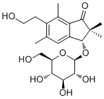Pterosin D 3-O-glucoside molecular structure (CAS 84299-80-9)
