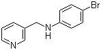 结构式 CAS# 84324-68-5, N-(4-溴苯基)-3-吡啶甲胺