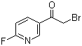 2-Bromo-1-(6-fluoro-3-pyridinyl)ethanone molecular structure (CAS 84331-15-7)