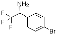 (R)-1-(4-Bromophenyl)-2,2,2-trifluoroethanamine molecular structure (CAS 843608-53-7)